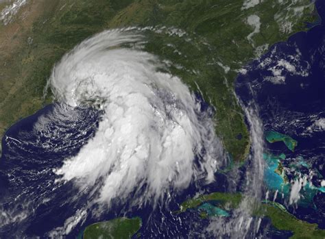 Satellite Photos Show Tropical Storm Lee Drenching Gulf Coast Space