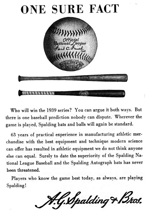 Spalding Baseball Bat Dating Guide