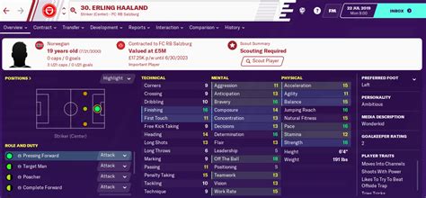 Последние твиты от erling haaland (@erlinghaaland). FM20 Wonderkid Analysis - Erling Haaland | FM BLOG