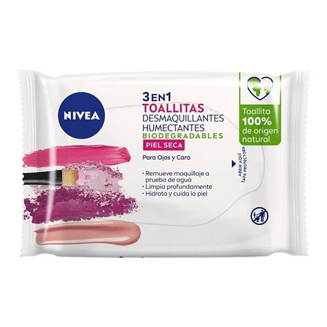 Toallitas Desmaquillantes Nivea Piel Seca Biodegradables Pzas Walmart