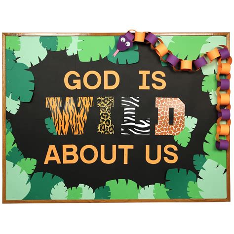 Create This Wild Bulletin Board For Your Jungle Themed Vbs Program