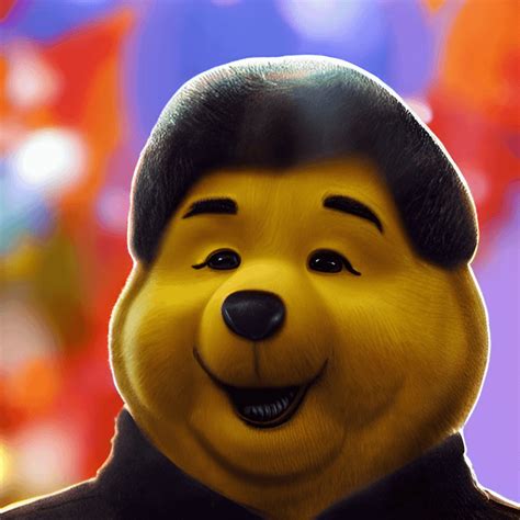 Pooh Bear Prompt Photo Of Xi Jinping Resembling Winnie The Pooh