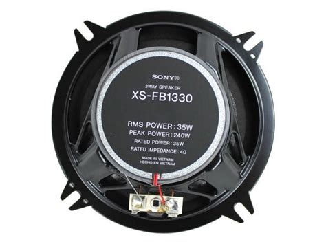 Sony Xs Fb1330 5 14 13 Cm 3 Way Speakers Pair