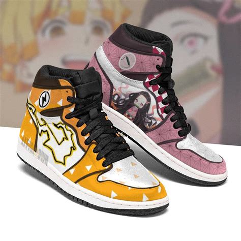 Nezuko X Zenitsu Jd Sneakers Custom Demon Slayer Anime Shoes Katheri