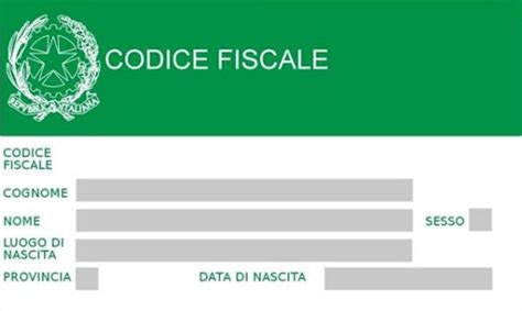 Oggi vediamo la composizione del codice fiscale, famoso tesserino che ci 2. Struttura del Codice Fiscale e modalità di calcolo