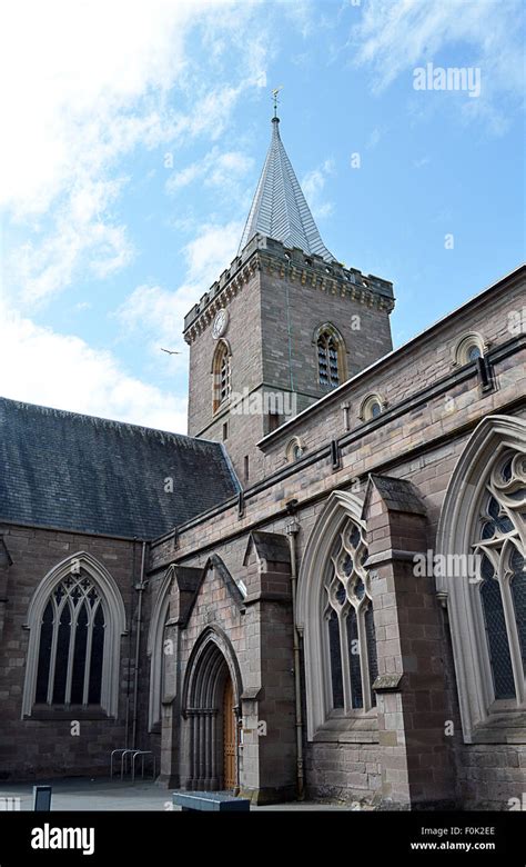 St Johns Kirk The Oldest Standing Building In Perth Scotland Stock