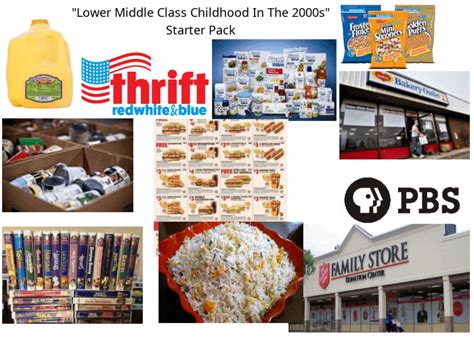 The Lower Middle Class Childhood In The 2000s Starter Pack R