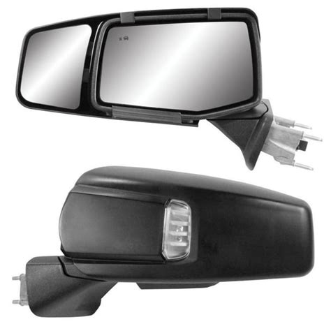 K Source 80930 Snap And Zap Custom Fit Towing Mirror For Chevrolet