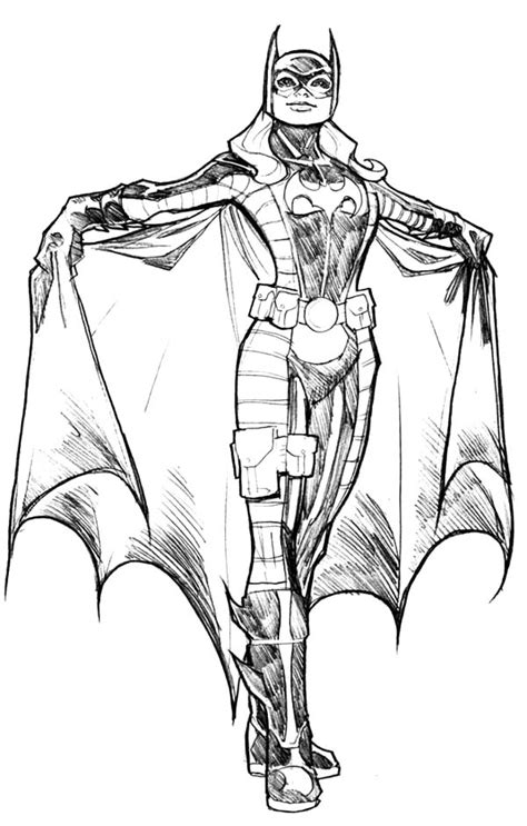 They can play games in the nursery. Batgirl Amazing Costume Coloring Pages : Best Place to Color