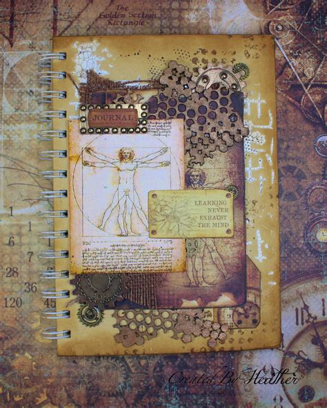 Davinci Journal Made For Creative Embellishments Heathers Creations