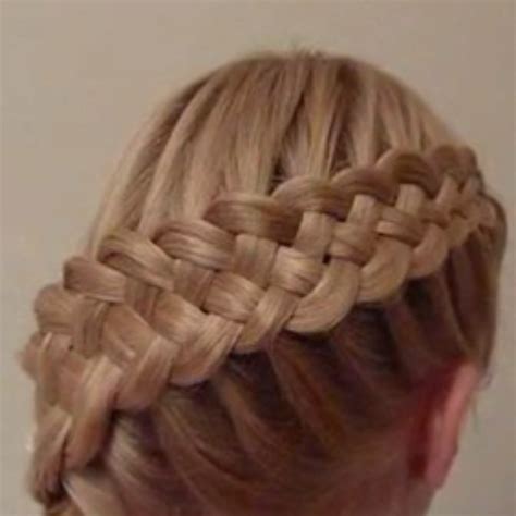 You just need a little practice to create real masterpieces. four strand french crown braid | Braid Ideas | Pinterest