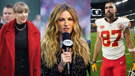 Erin Andrews Reveals How Nfl Wags Are Perceiving The Taylor Swift Travis Kelce Romance Taking