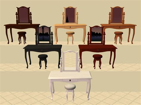Mod The Sims Vanity Table Recolours