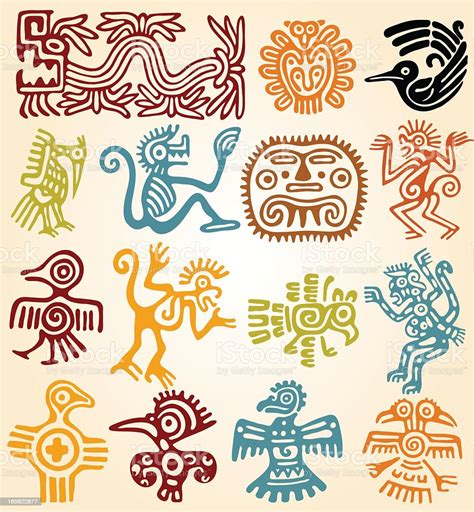 Set Mexican Symbols Stock Illustration Download Image Now Istock