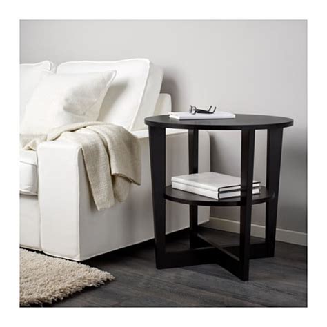 Get an ektorp armchair, lack side table, aina throw pillow, and solvinden string lights and you're set for your stranger things living room design. VEJMON Side table - black-brown - IKEA