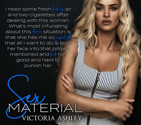 Release Blitz Sex Material By Victoria Ashley
