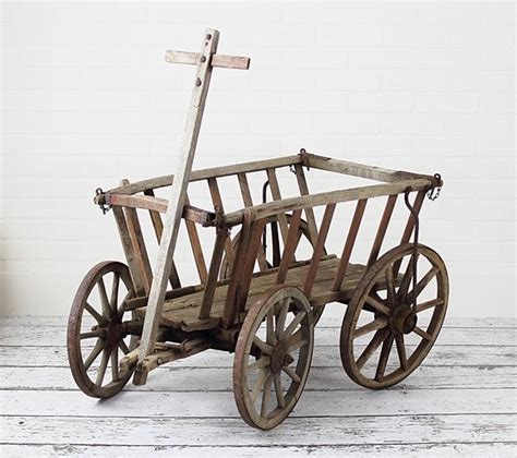 Antique European Goat Cart Potato Wagon Or Hay By Zinniacottage