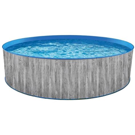 Blue Wave Capri 15 Ft X 15 Ft X 48 In Round Above Ground Pool In The