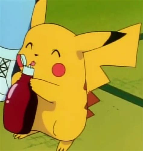 Pikachu Loves Ketchup Pikachu Pikachu Memes Pokemon Funny
