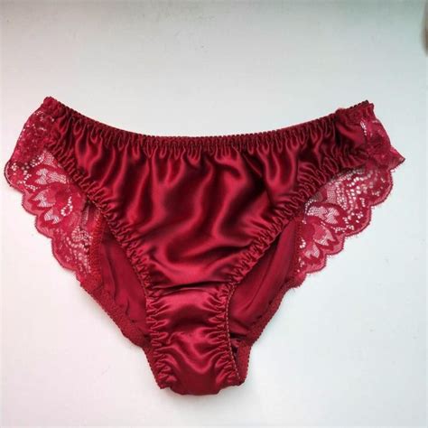2021 New Arrival 100 Silk Womens Sexy Lace Panties Seamless Satin