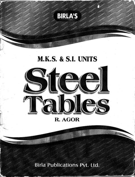 Indian Steel Tablepdf