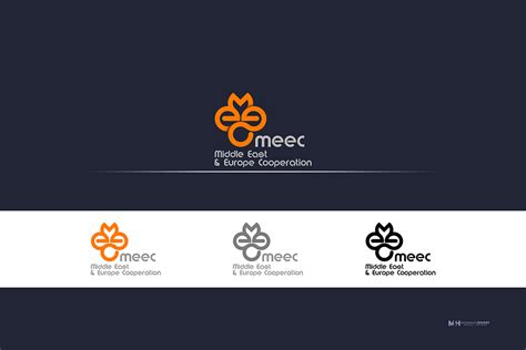 Logo Middle East And Europe Cooperation On Behance