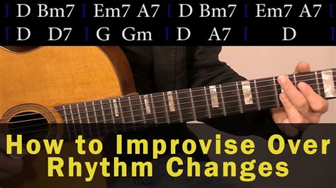 How To Improvise Over Rhythm Changes Learn Jazz Guitar Soloing Online
