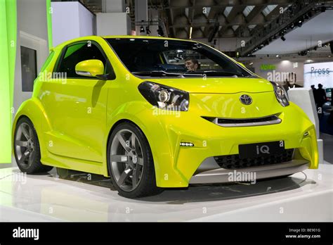 Toyota Iq Concept At A European Motor Show Stock Photo Alamy