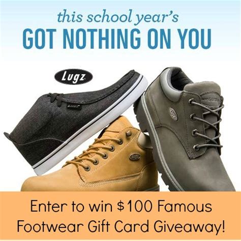 Maybe you would like to learn more about one of these? $100 Famous Footwear Gift Card Giveaway - CLOSED