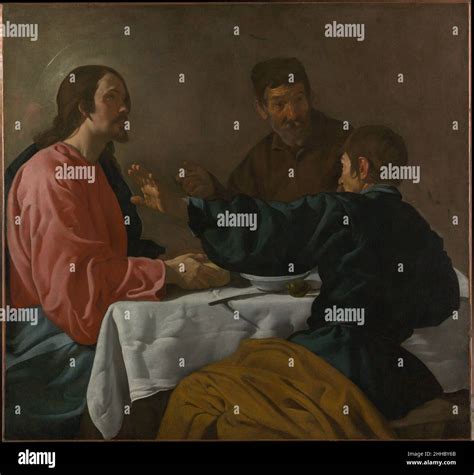 La Cena Ad Emmaus 162223 Velázquez Diego Rodríguez De Silva Y