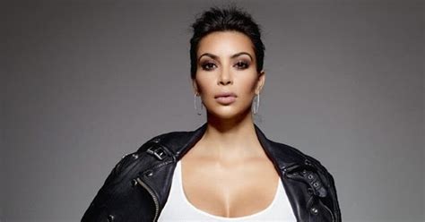 Kim Kardashian Hot Exposing Images At Elle Uk Magazine Jan 2015