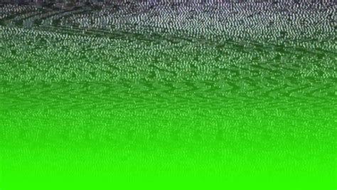 Green Static Low Signal Glitch With Sound 4k Version Stock Footage