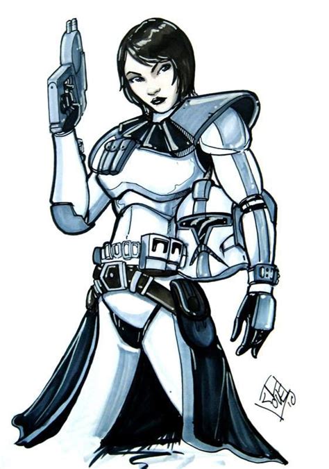 Anime Clone Trooper Girl Anime Girl