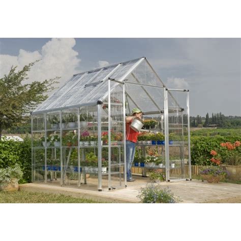 Maybe you would like to learn more about one of these? Palram 8x8 Snap & Grow Hobby Greenhouse Kit - Silver (HG8020)
