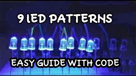 Random Led Patterns With Arduino Board Youtube