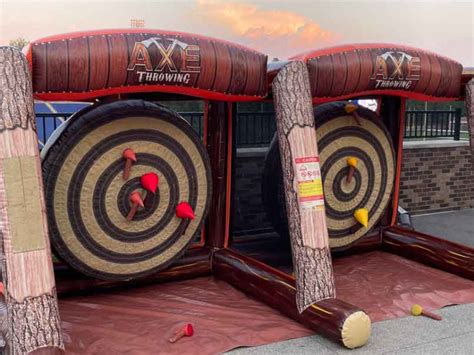 Axe Throwing Inflatable Interactive Playgrounds