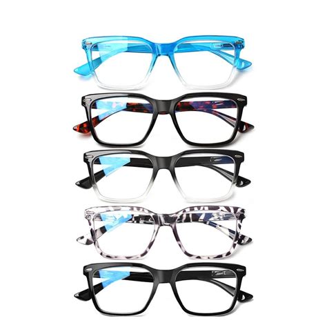 Buy Kerecsen Blue Light Blocking Reading Glasses Spring Hinge Men Women Wear Comfortable