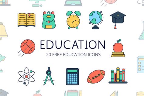 Free for commercial use no attribution required high quality images. Free Education Vector Icon Set ~ Creativetacos
