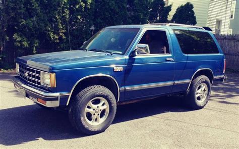 1st Gen Blues 1987 Chevrolet S 10 Blazer Barn Finds