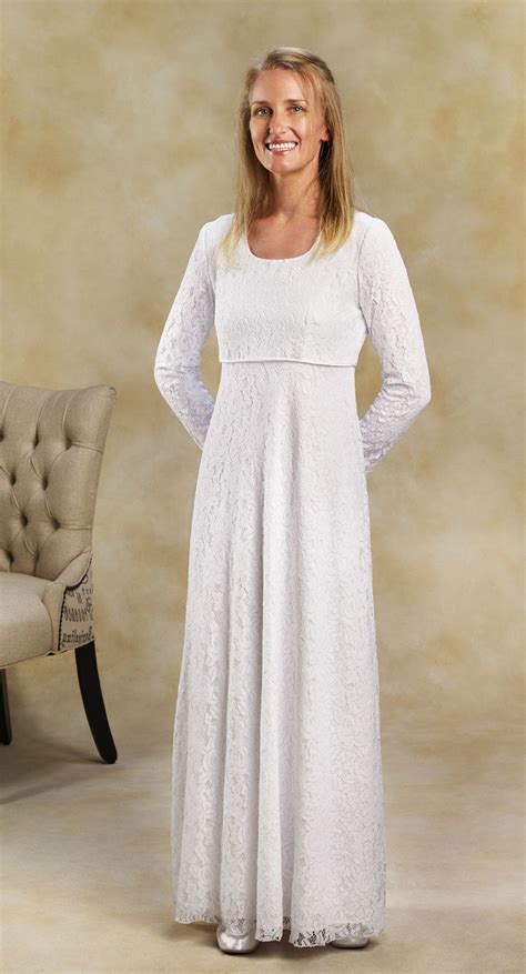 White White Lace Dress 1125 Venice Temple Dress