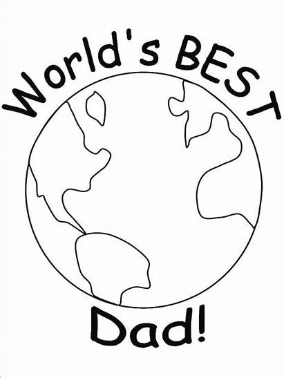 Coloring Pages Dad Daddy Happy Fathers Printable