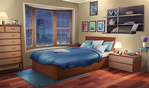 Anime Bedroom Bed Wallpapers Wallpaper Cave