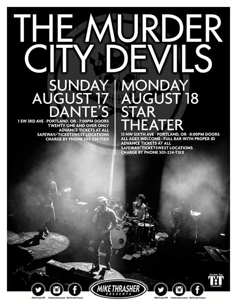 show preview murder city devils dante s star theater 8 17 2014 eleven pdx
