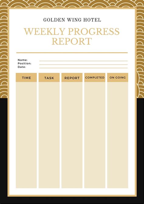 Customize 22 Weekly Reports Templates Online Canva