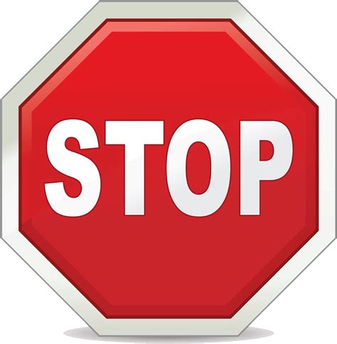 Download Red Stop Sign Octagonpng