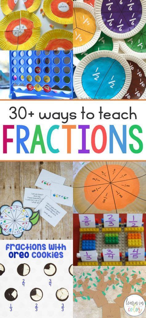Fraction Games Fraction Activities Hands On Activities Math Games