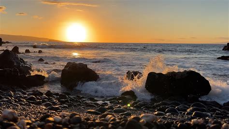 Relaxing Sea Wave Sounds At Sunset 58 Maui Hawaii For Relaxation