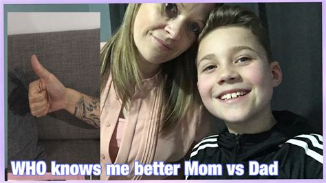 who knows me better ~ mom vs dad youtube