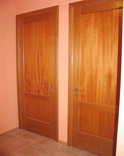 Межкомнатные двери из Анегри - массив дерева, натуральный шпон