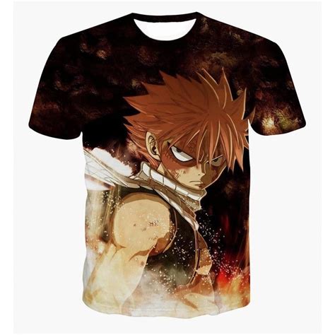 Etherious Natsu Dragneel 3d Full Printed T Shirt Fairy Tail T Shirt